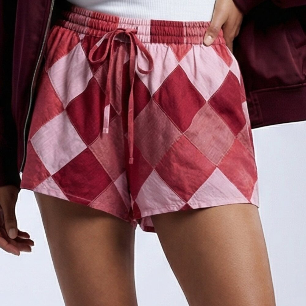NWT $468 WARM brand patchwork shorts US S
